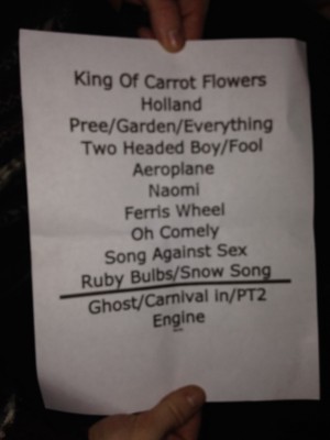 neutral milk hotel setlist