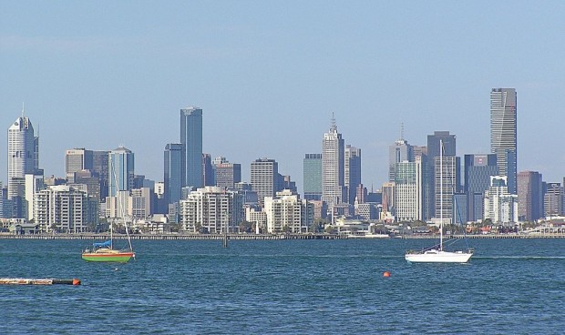 The Melbourne skyline by day