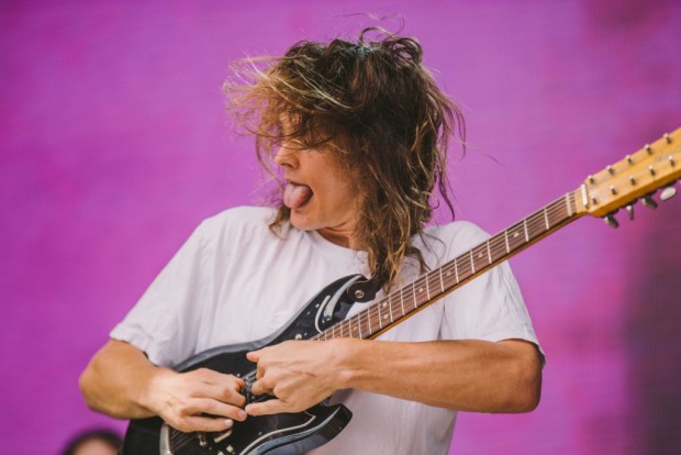 The mighty King Gizzard cutting loose. Photograph by Brian Purnell.