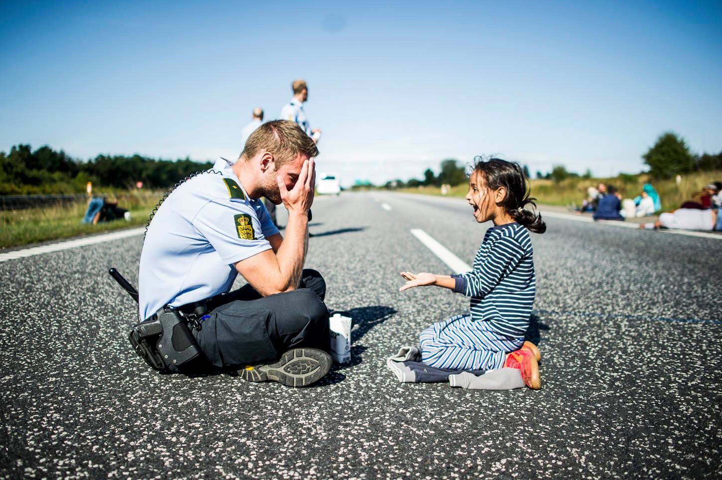 Danish Police Officer - Refugees