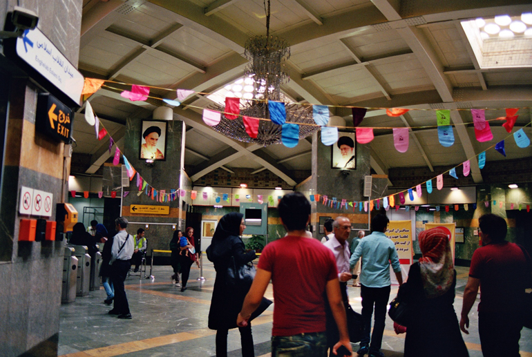 Tehran's subway. (Picture by Bastien Perroy)