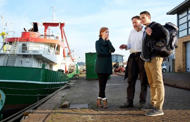Lena and Jakob of 'Jugend Rettet' visiting potential ships back in October 2015 (Photo by Jann Wilken)